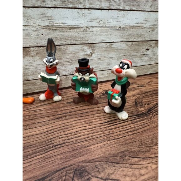 Vintage‎ 1997 Warner Brothers Looney Tunes Christmas Tree Light Covers HD42 - Picture 4 of 9